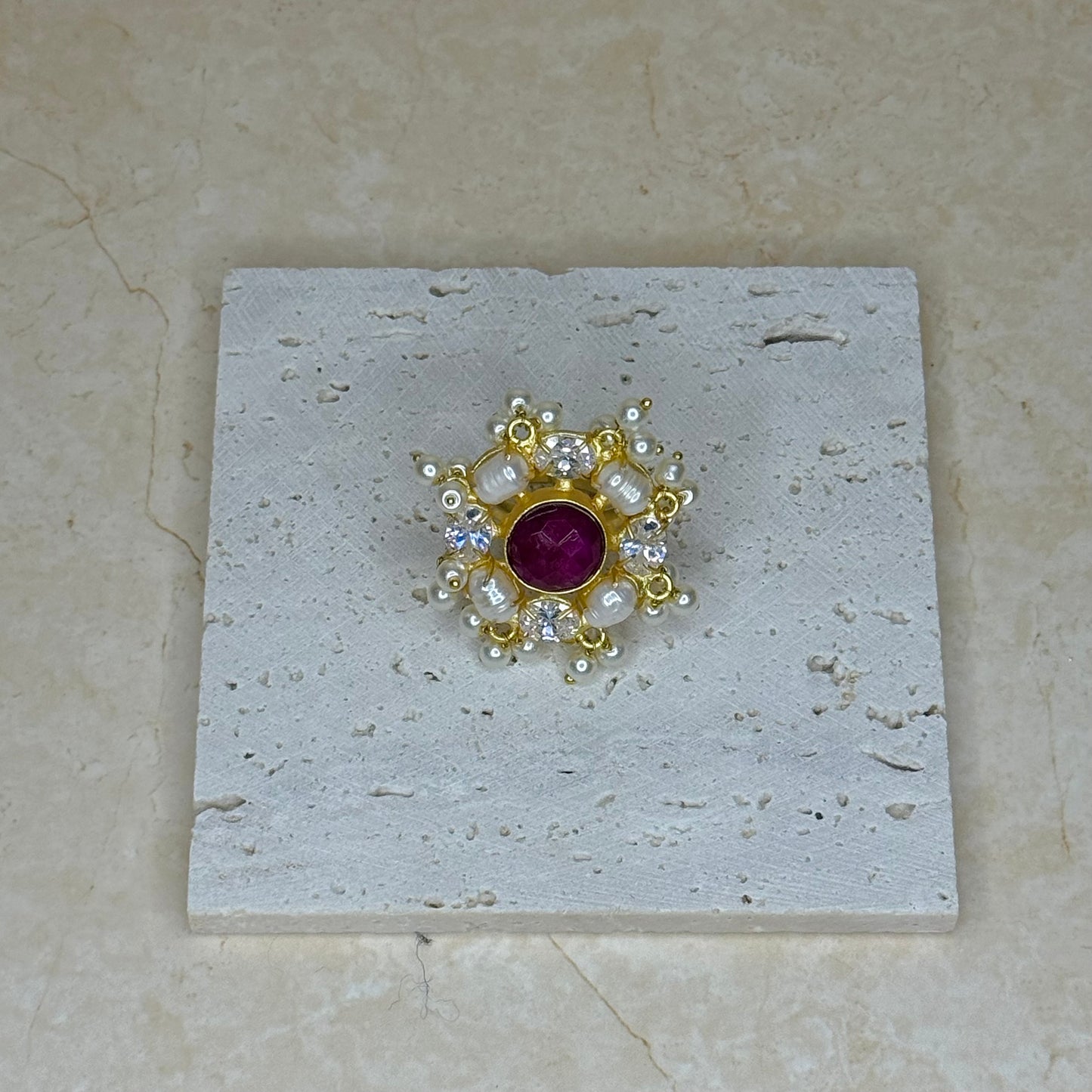 The ‘ZIYA’ Ring - Magenta