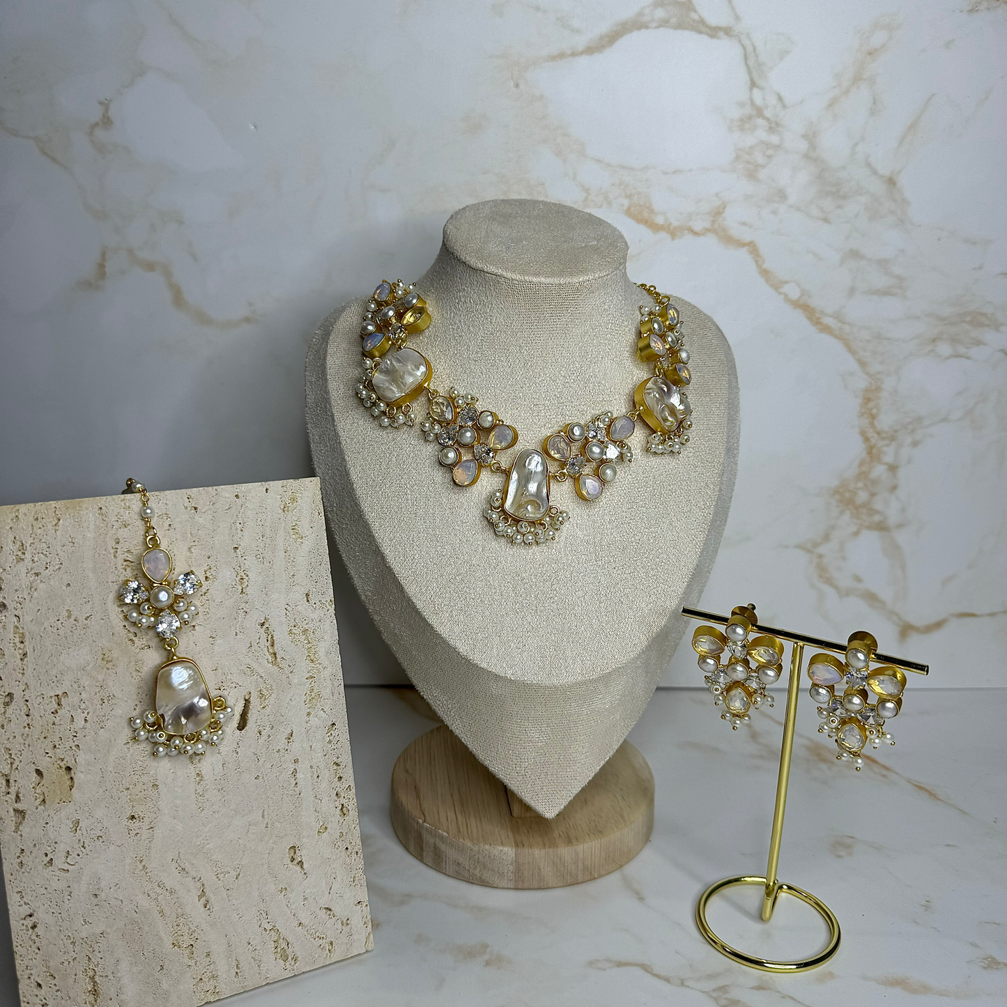 The 'ALAYA' Set - Cream