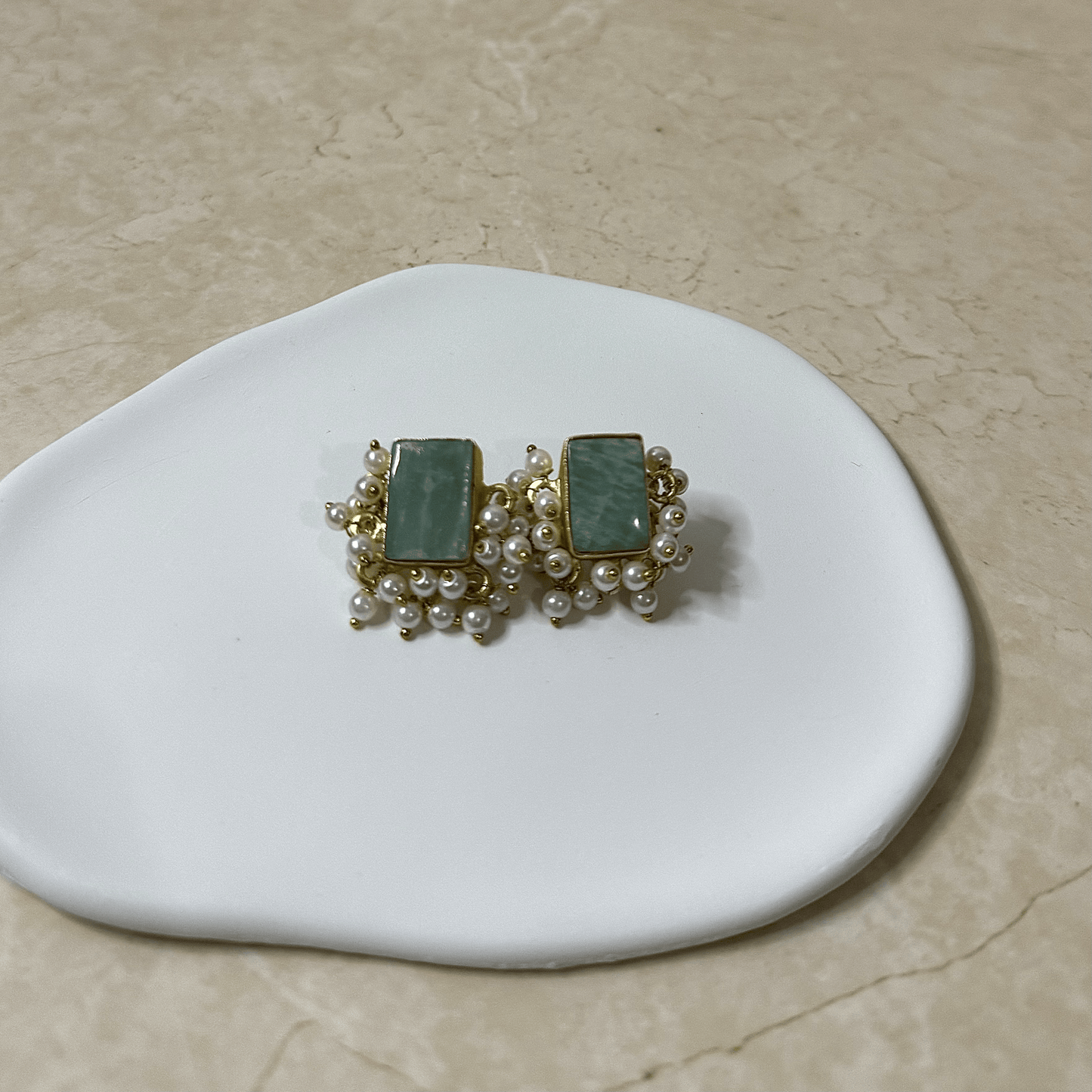 The 'MAYA' Studs - Aqua