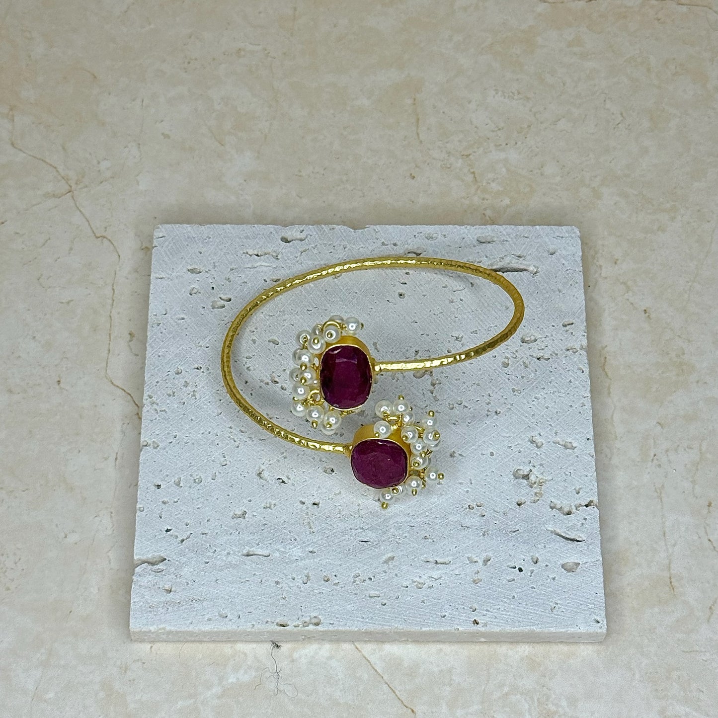 The ‘TARA’ Bangle - Plum