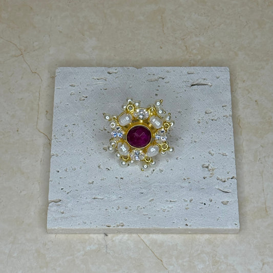 The ‘ZIYA’ Ring - Magenta