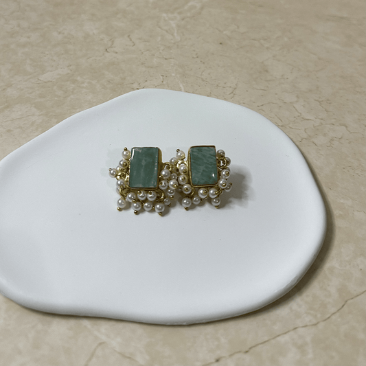 The 'MAYA' Studs - Aqua