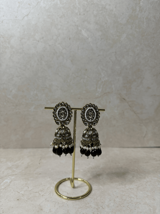 The Rumi Jhumkas - Black
