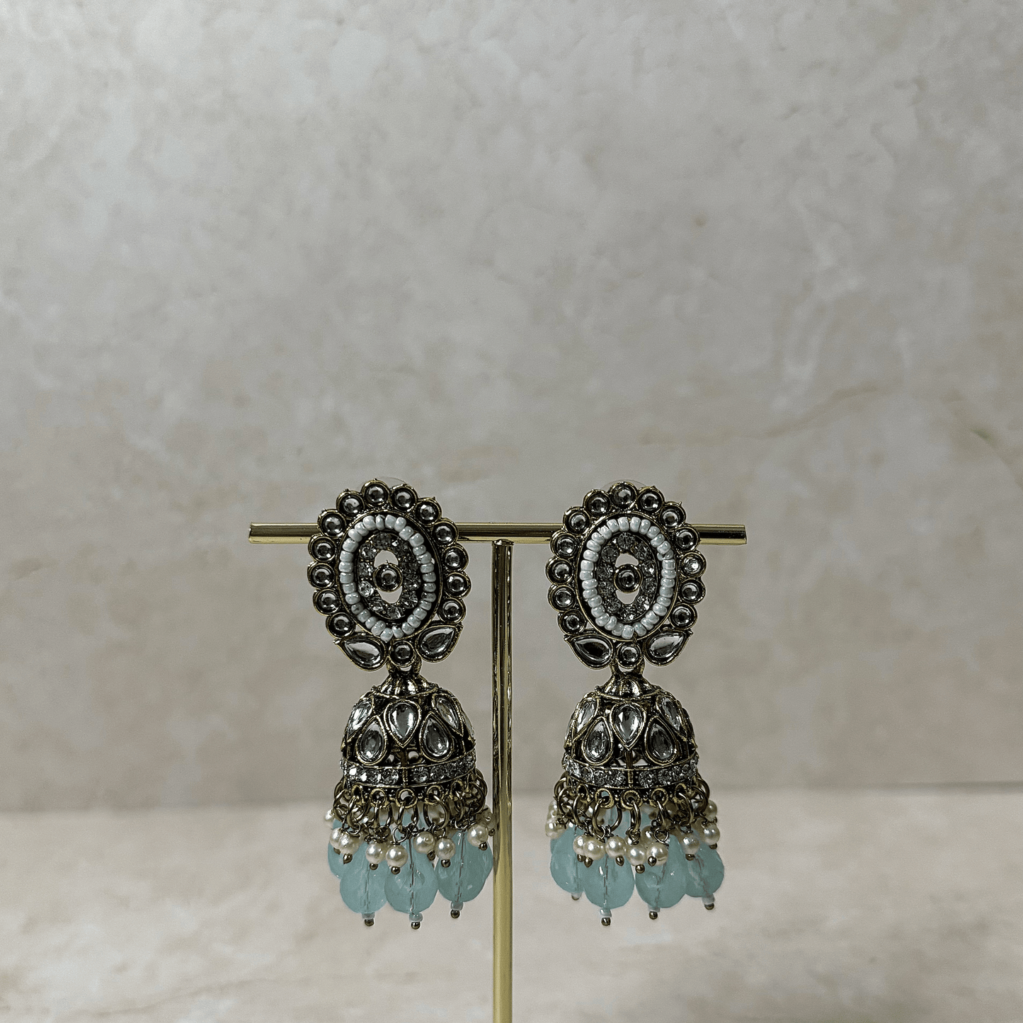 The Rumi Jhumkas - Blue