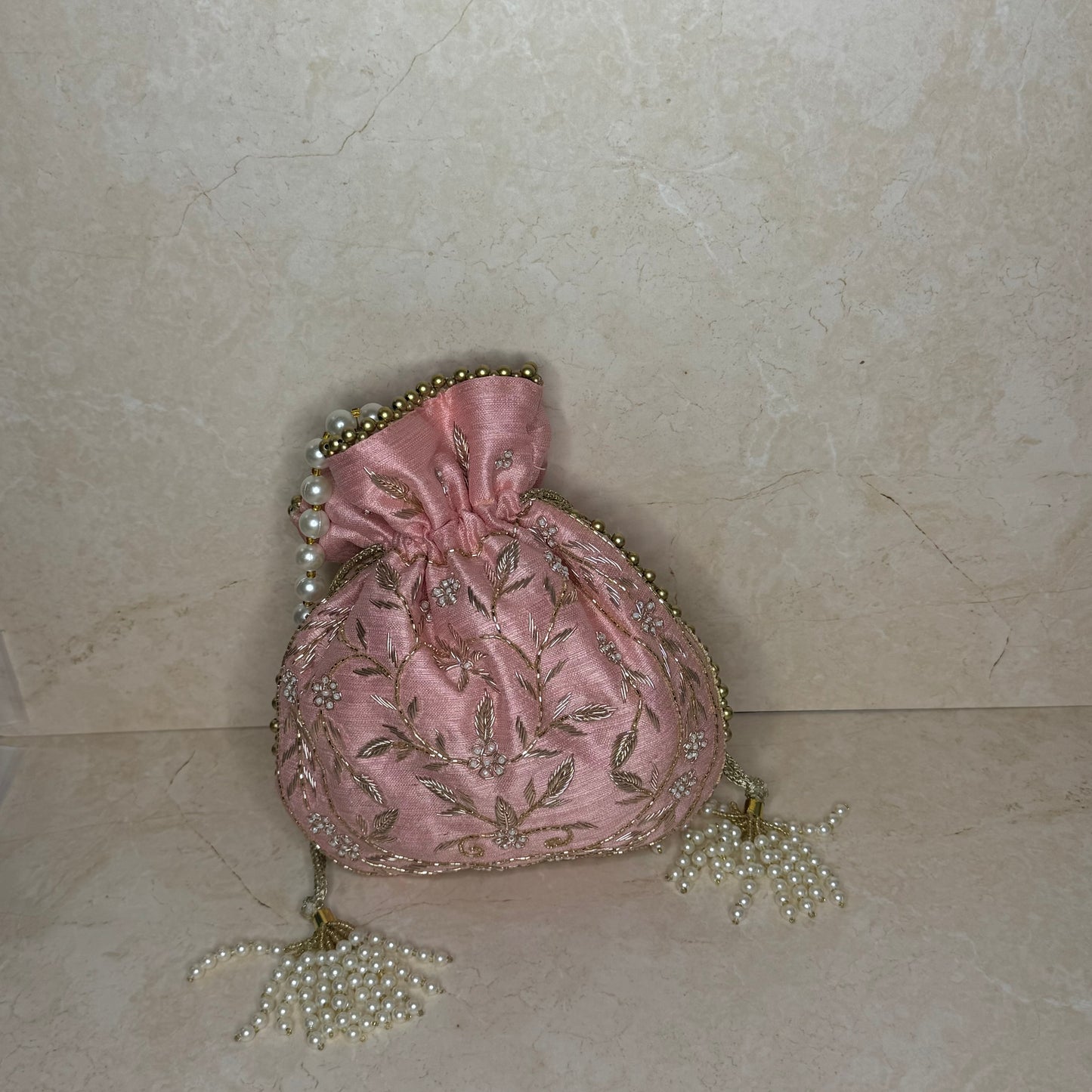 The ‘INAYA’ Potli Bag - Pink