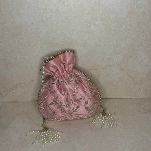 The ‘INAYA’ Potli Bag - Pink