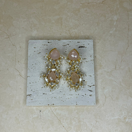 The ‘DANA’ Earrings - Pink