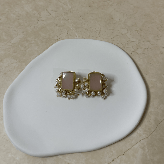 The 'MAYA' Studs - Pink